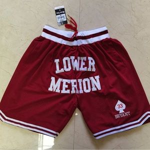 Just Don Kobe Bryant Lower Merion Shorts - L